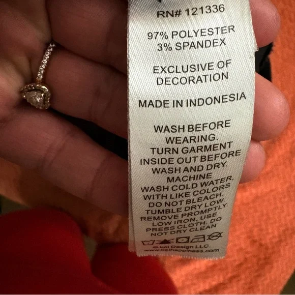 Koi Black Scrub Pants Jogger or Wide Leg - Picture 3 of 3